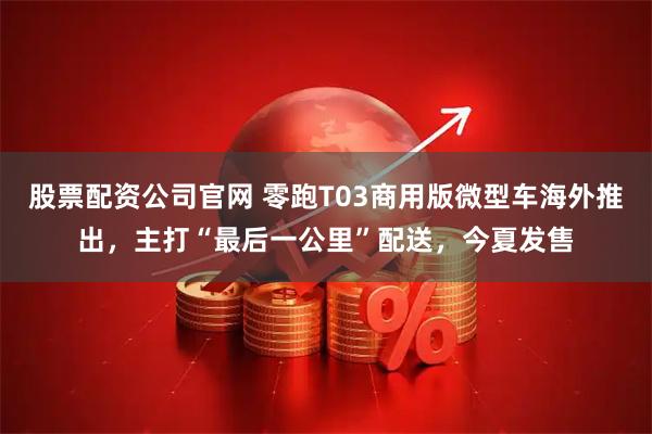 股票配资公司官网 零跑T03商用版微型车海外推出,主打“最后一公里”配送,今夏发售